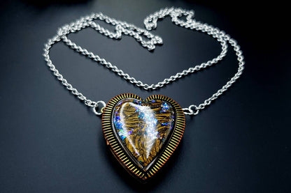 Pendant Photo Frame ~ Blue Light Pendant SweetyBijou Jewelry   