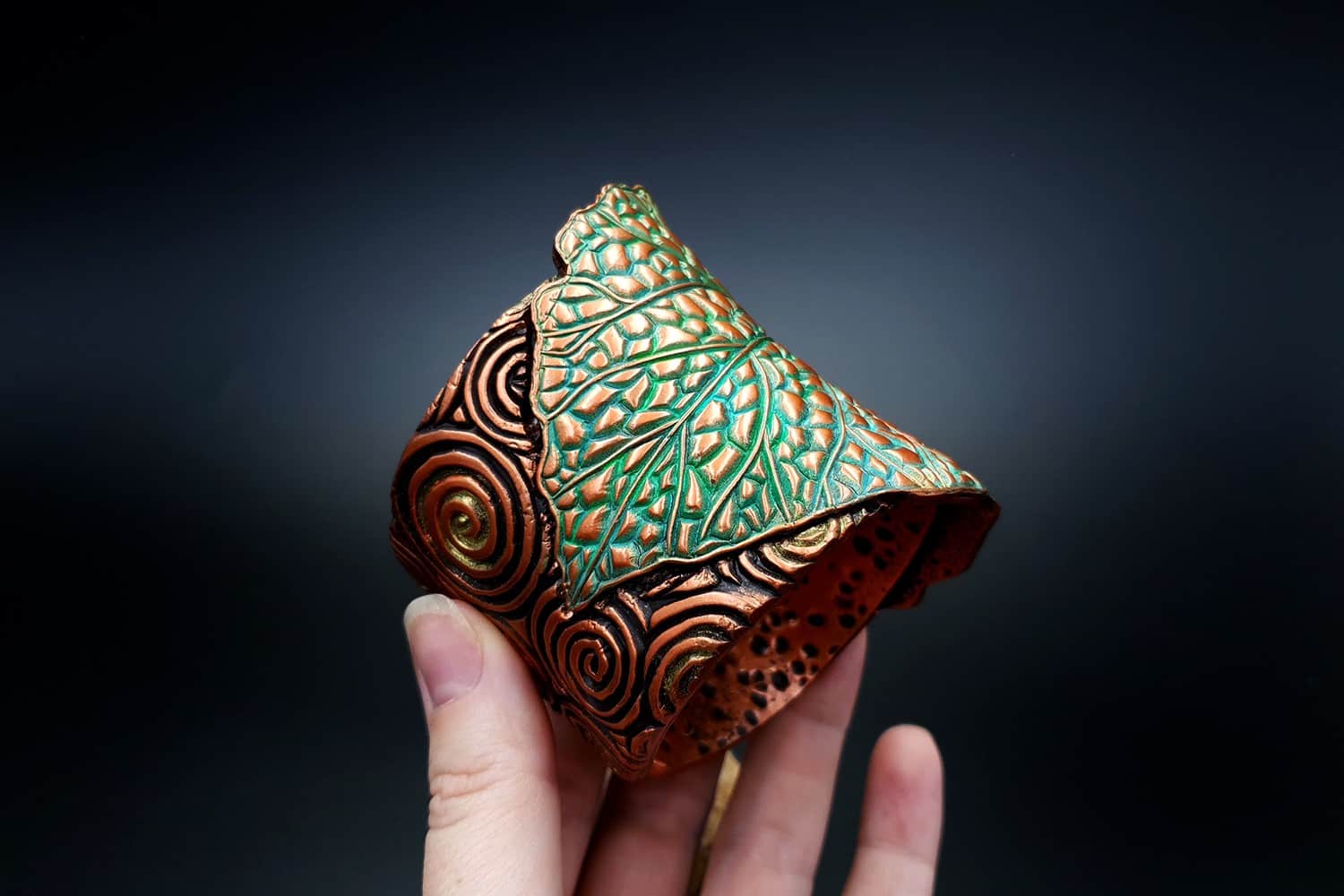 Begonia Leaf Bracelet Cuff Bracelet SweetyBijou Jewelry   