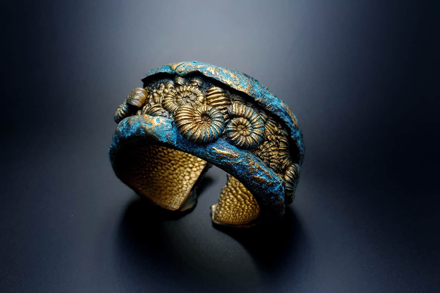 Fossilized Treasure Bracelet Cuff Bracelet SweetyBijou Jewelry   