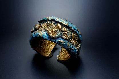 Fossilized Treasure Bracelet Cuff Bracelet SweetyBijou Jewelry   