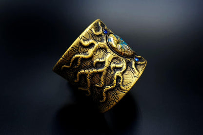 Goddess Face Bracelet Cuff Bracelet SweetyBijou Jewelry   