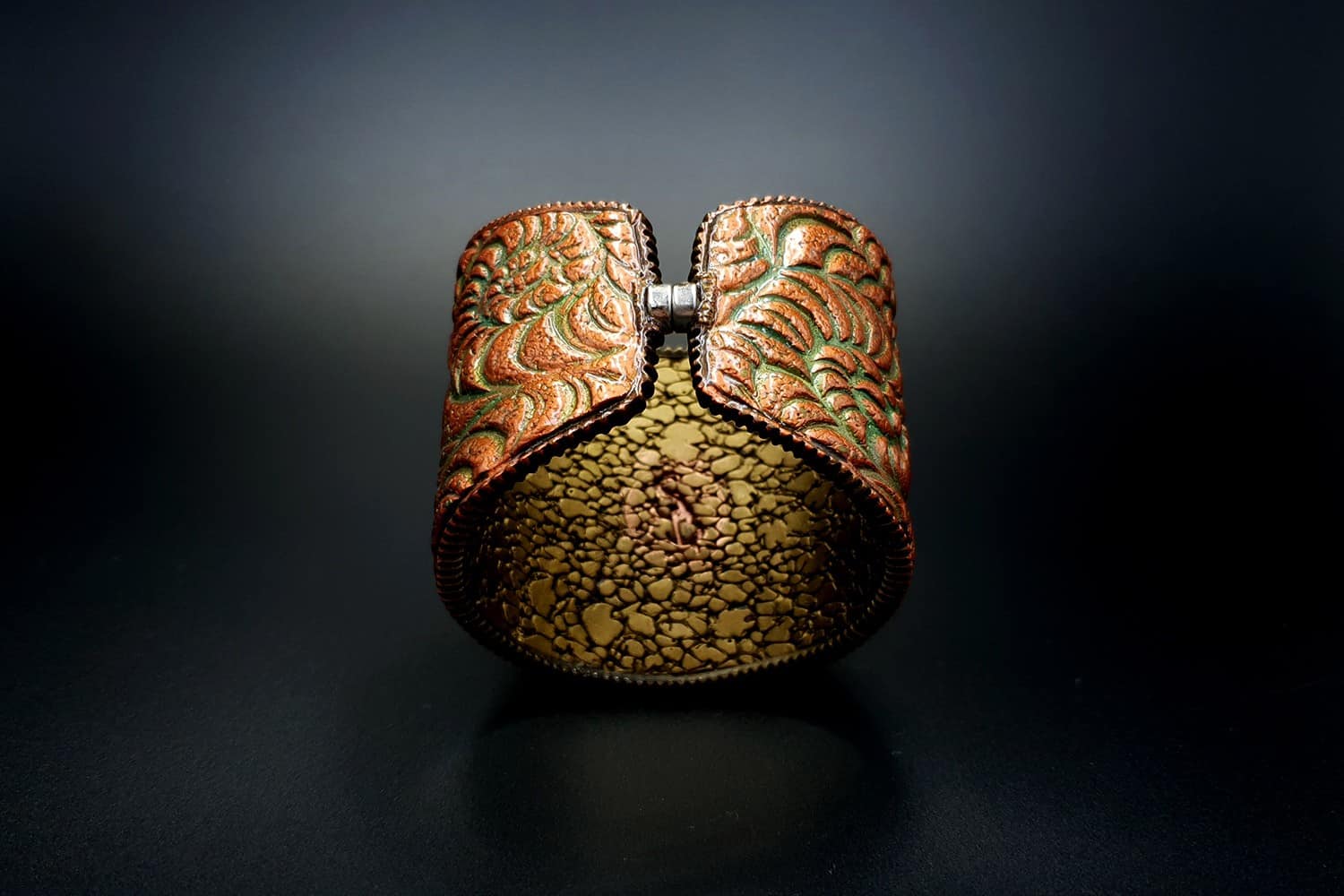 Petoskey Stone Bracelet Cuff Bracelet SweetyBijou Jewelry   