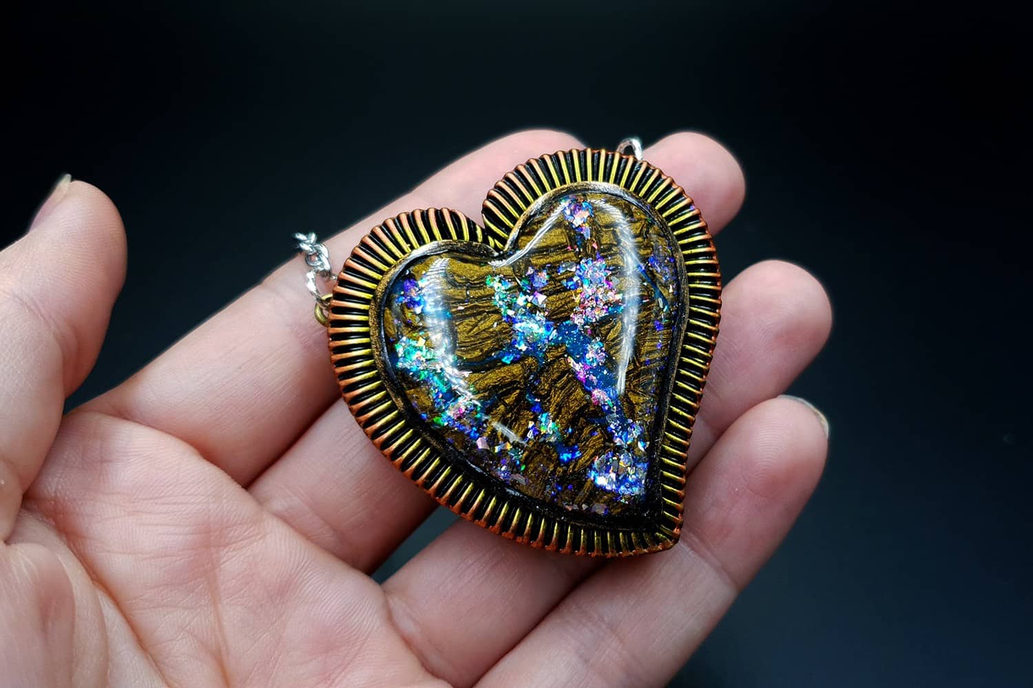 Treasure Box Pendant Pendant SweetyBijou Jewelry   