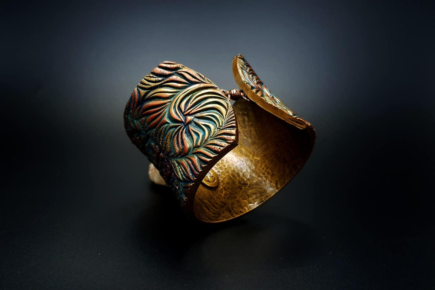 Tree Bark Bracelet Cuff Bracelet SweetyBijou Jewelry   