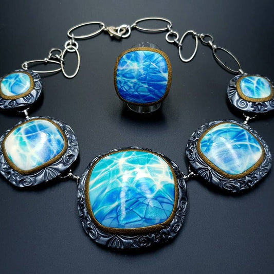 "Under the Water" Jewelry Set Jewelry Set SweetyBijou Jewelry Default Title  