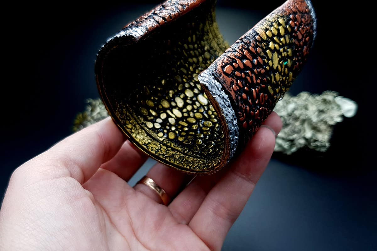 Wide Bracelet Cuff River Stones Bracelet SweetyBijou Jewelry   