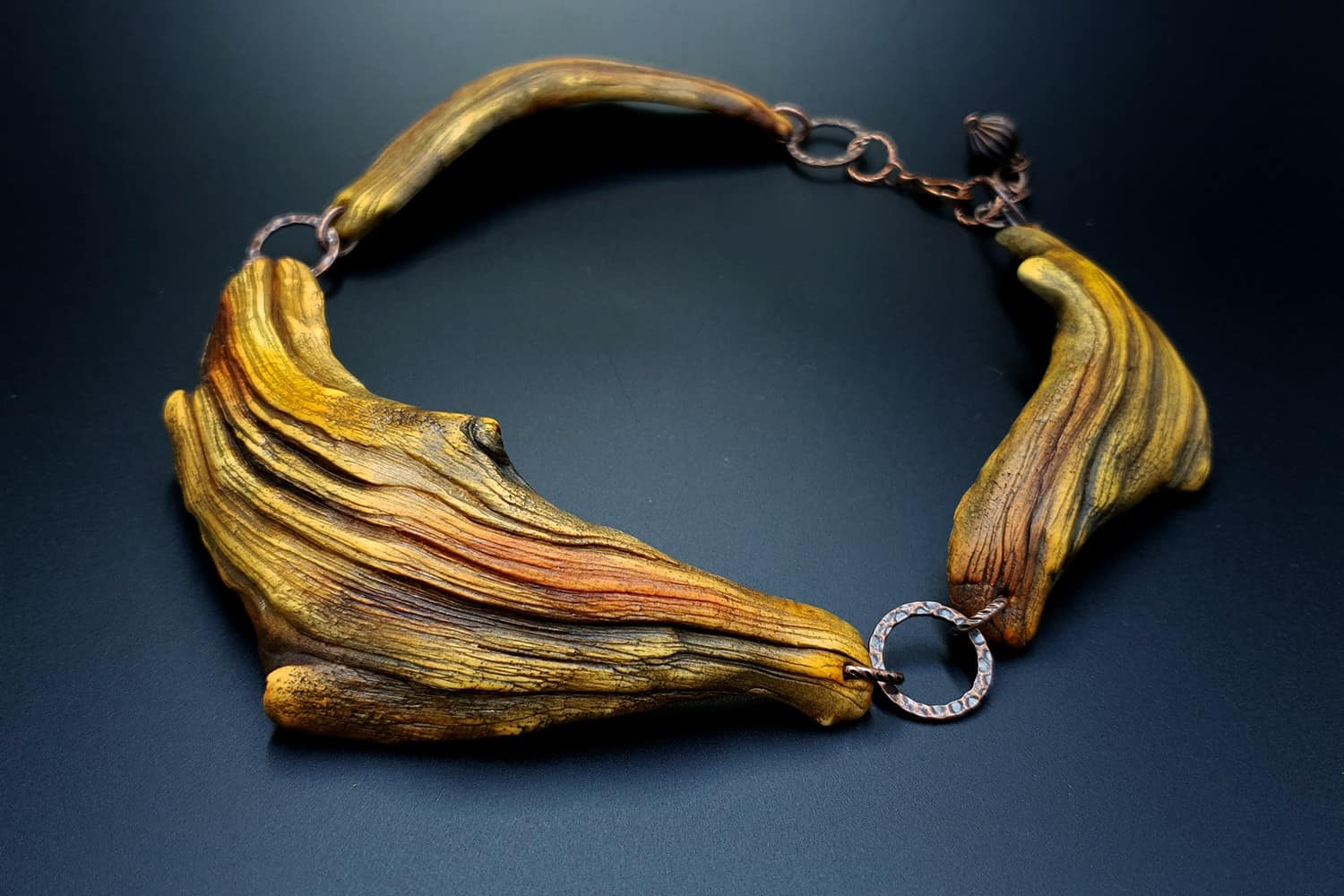 "River Wood" Necklace (1882)