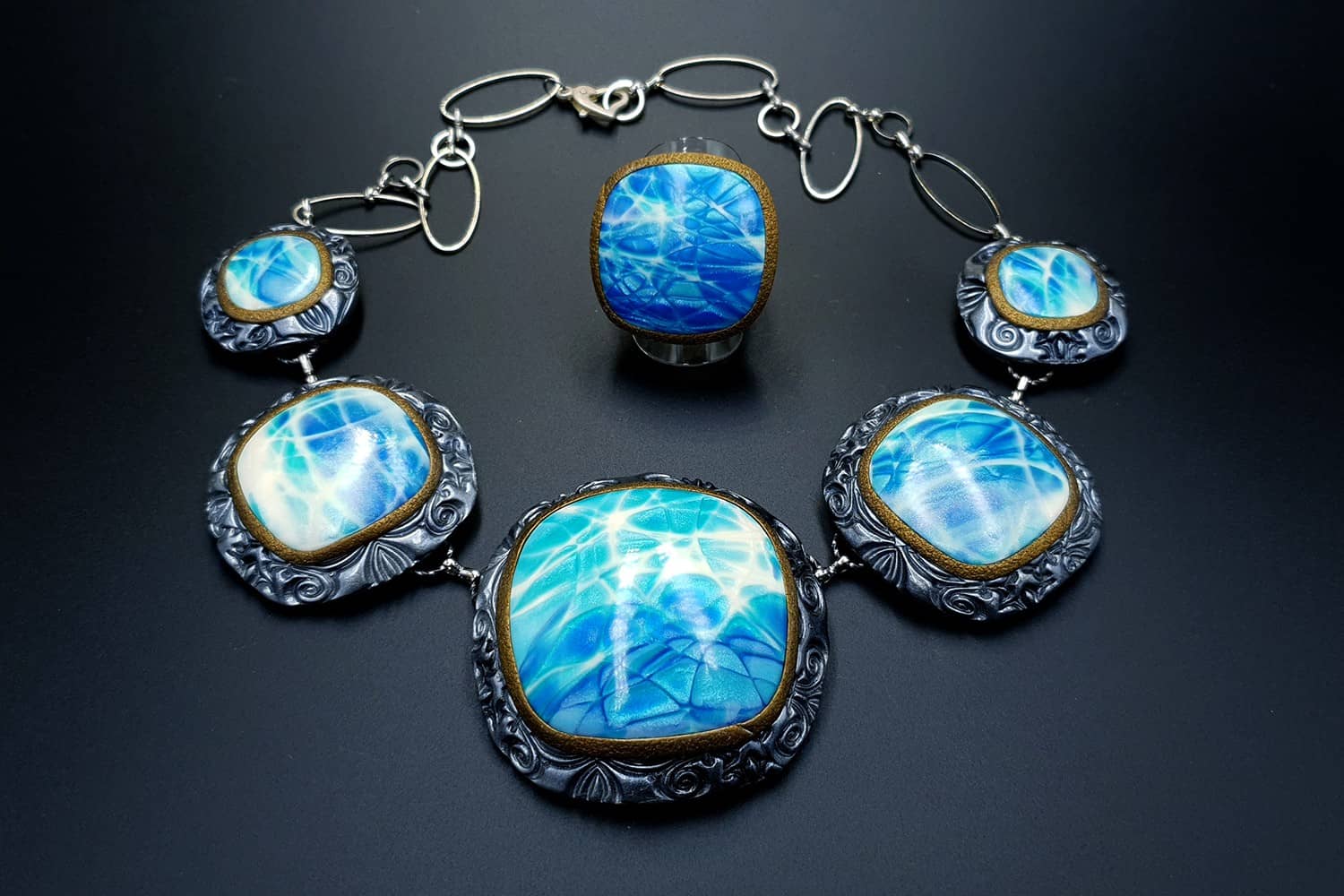 "Under the Water" Jewelry Set #2148