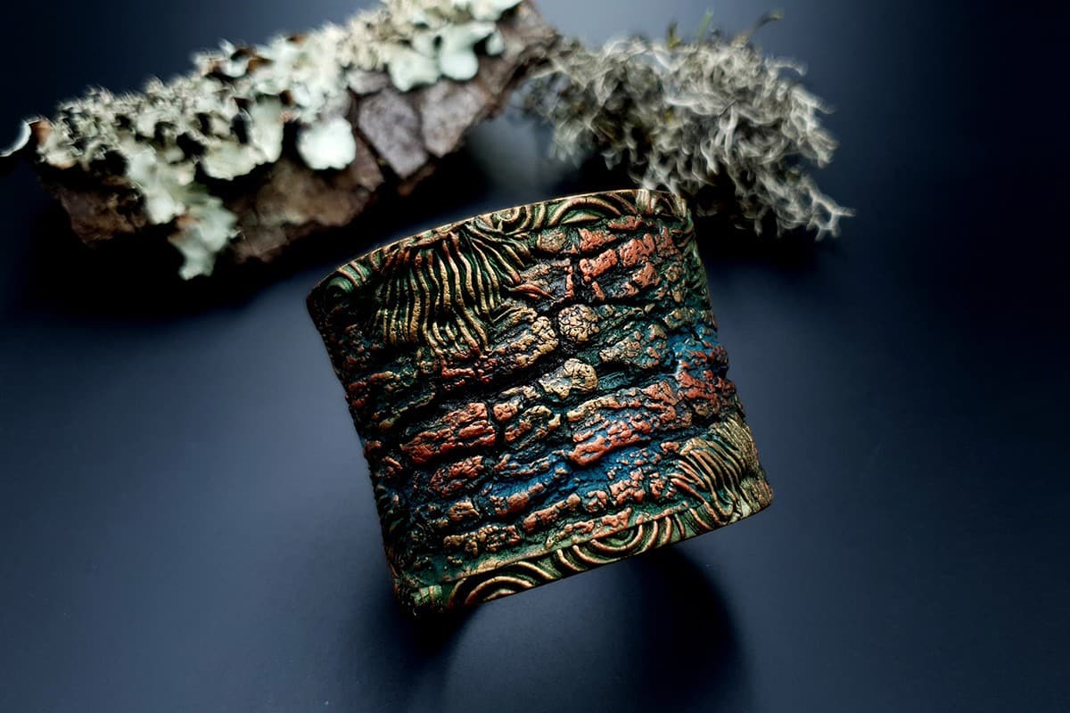 Bracelet Cuff Forest Treasure (9267)