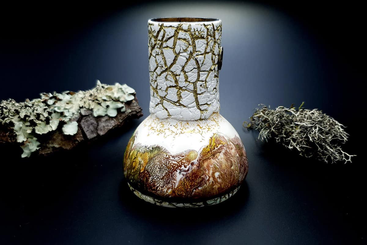 Polymer Clay Vase (9211)
