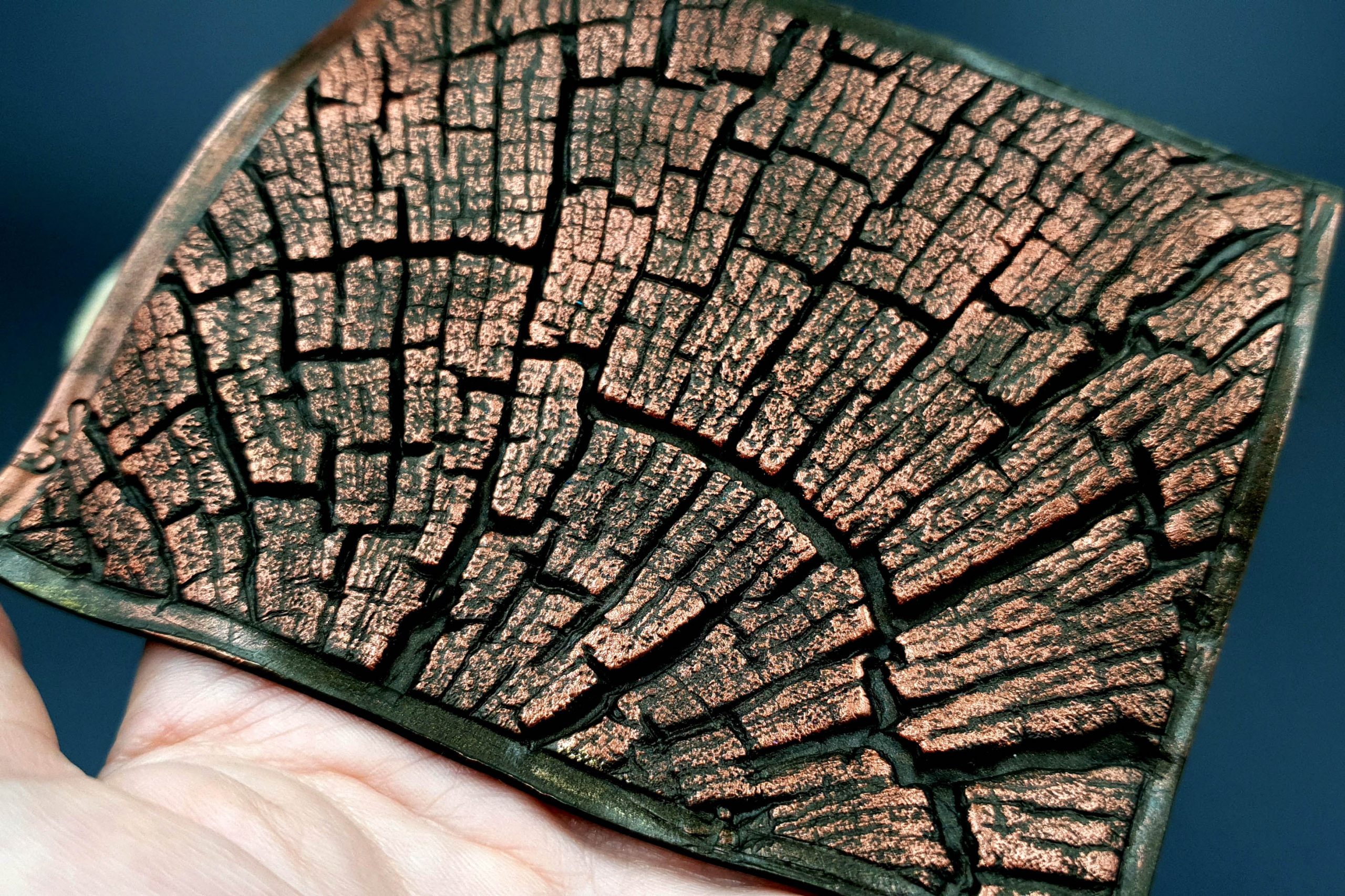 Silicone Texture Cracked Wood - 110x85mm (10373)