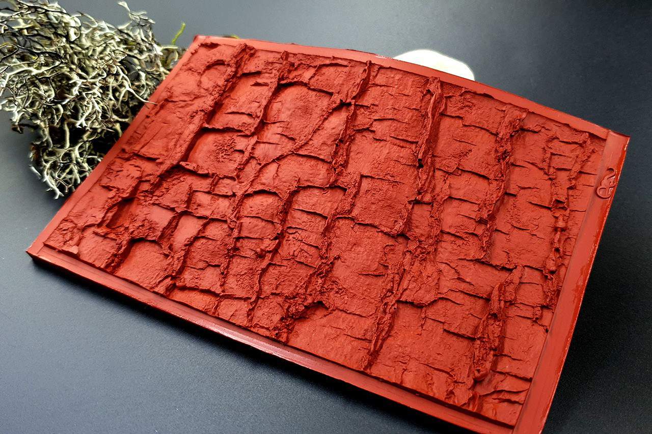 Silicone Texture Forest Tree Bark (Horizontal)