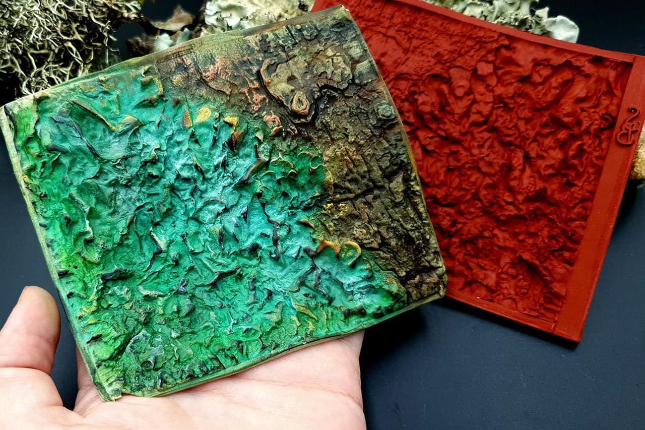 Silicone Texture Forest Lichens - 115x100mm (10511)