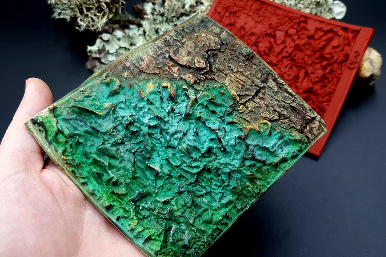 Silicone Texture Forest Lichens - 115x100mm (10514)