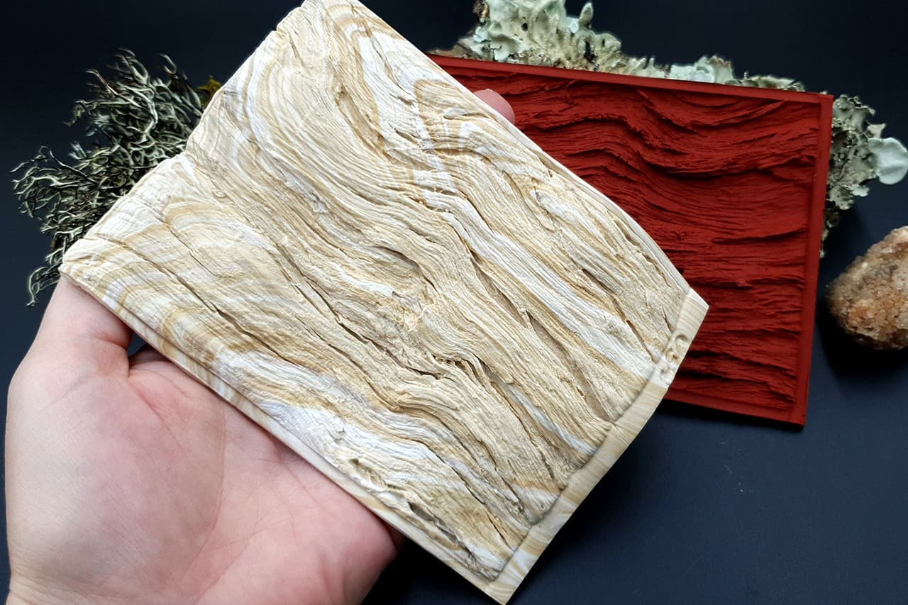Silicone Texture Drift Wood #1 - 130x95mm (10355)