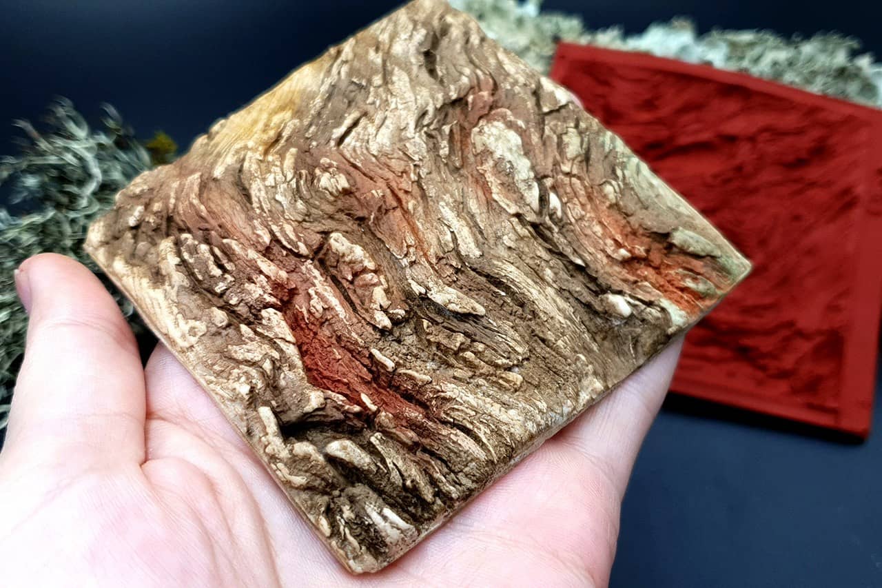 Silicone Texture Drift Wood #2 - 95x90mm (10558)