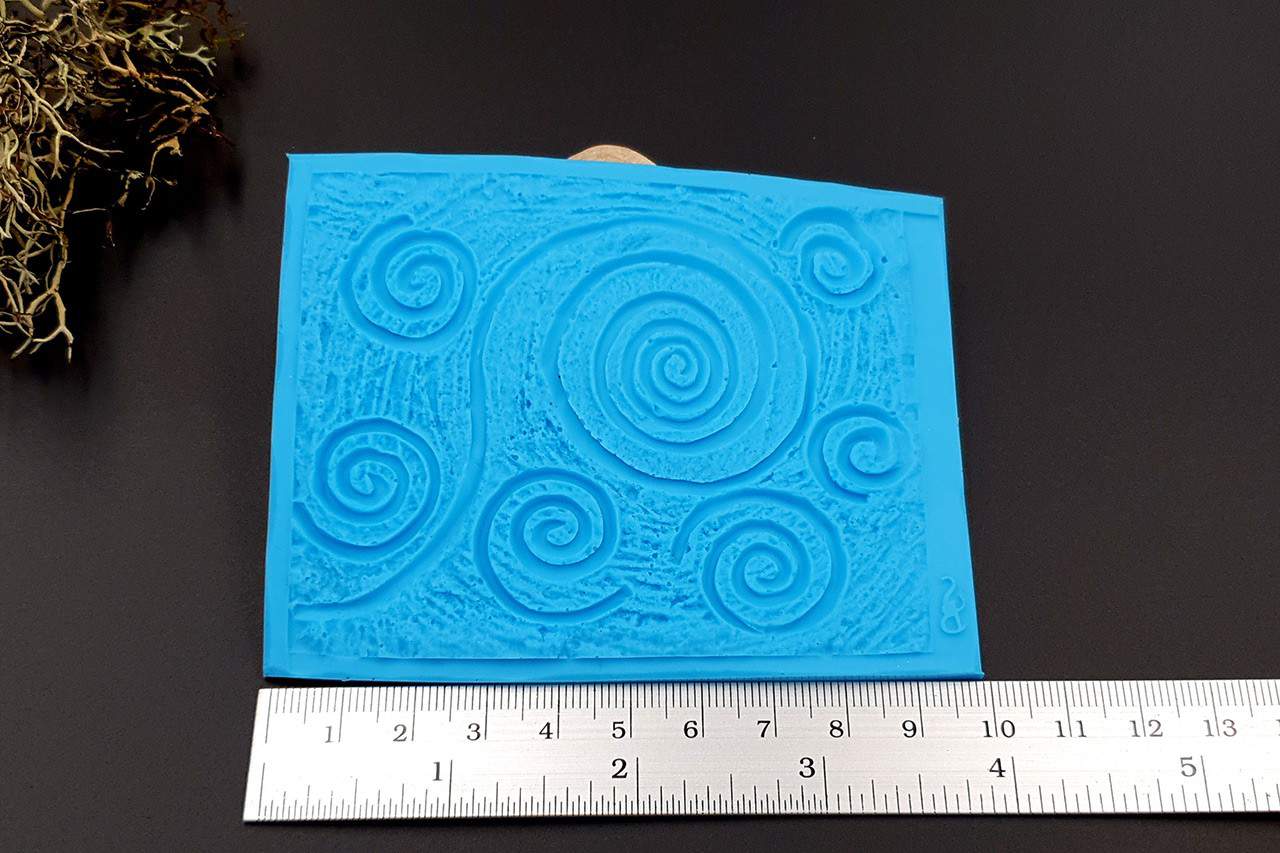 Silicone Texture Starry Night - 100x78mm (10704)