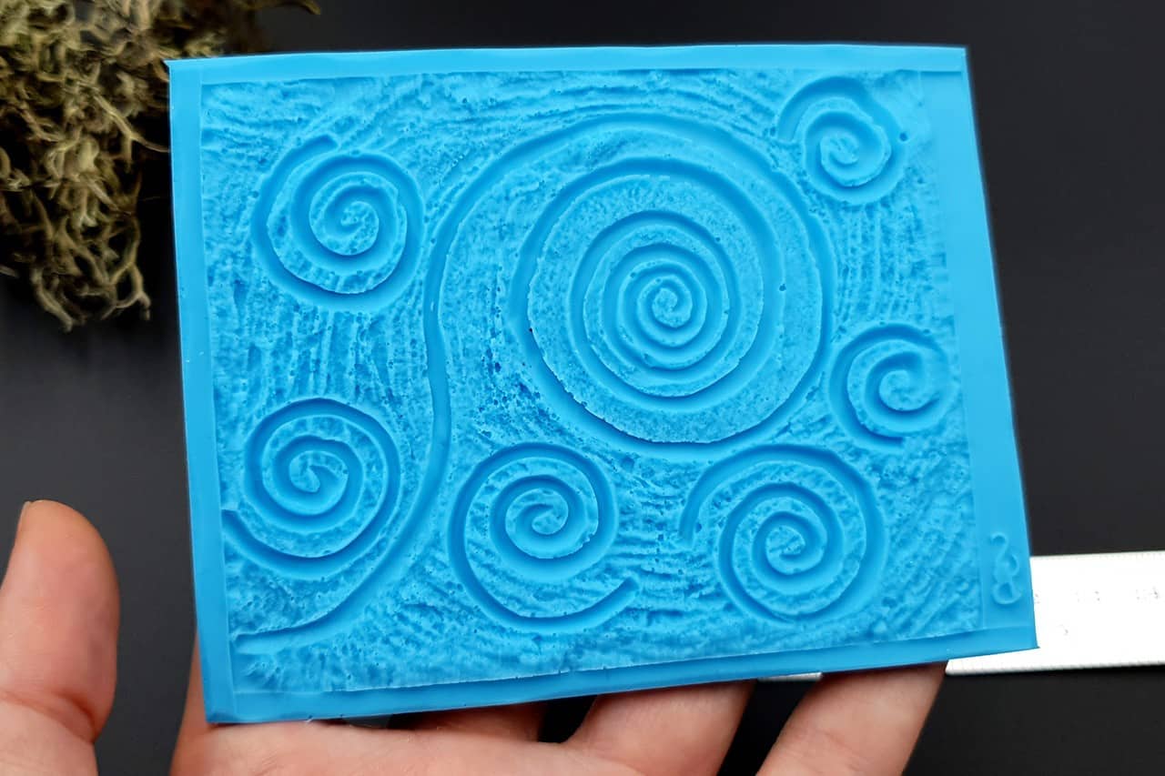 Silicone Texture Starry Night - 100x78mm (10707)