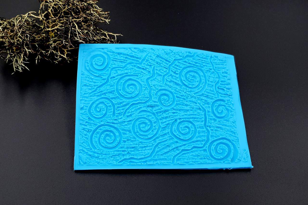 Silicone Texture Art Swirls - 111x85mm (10709)