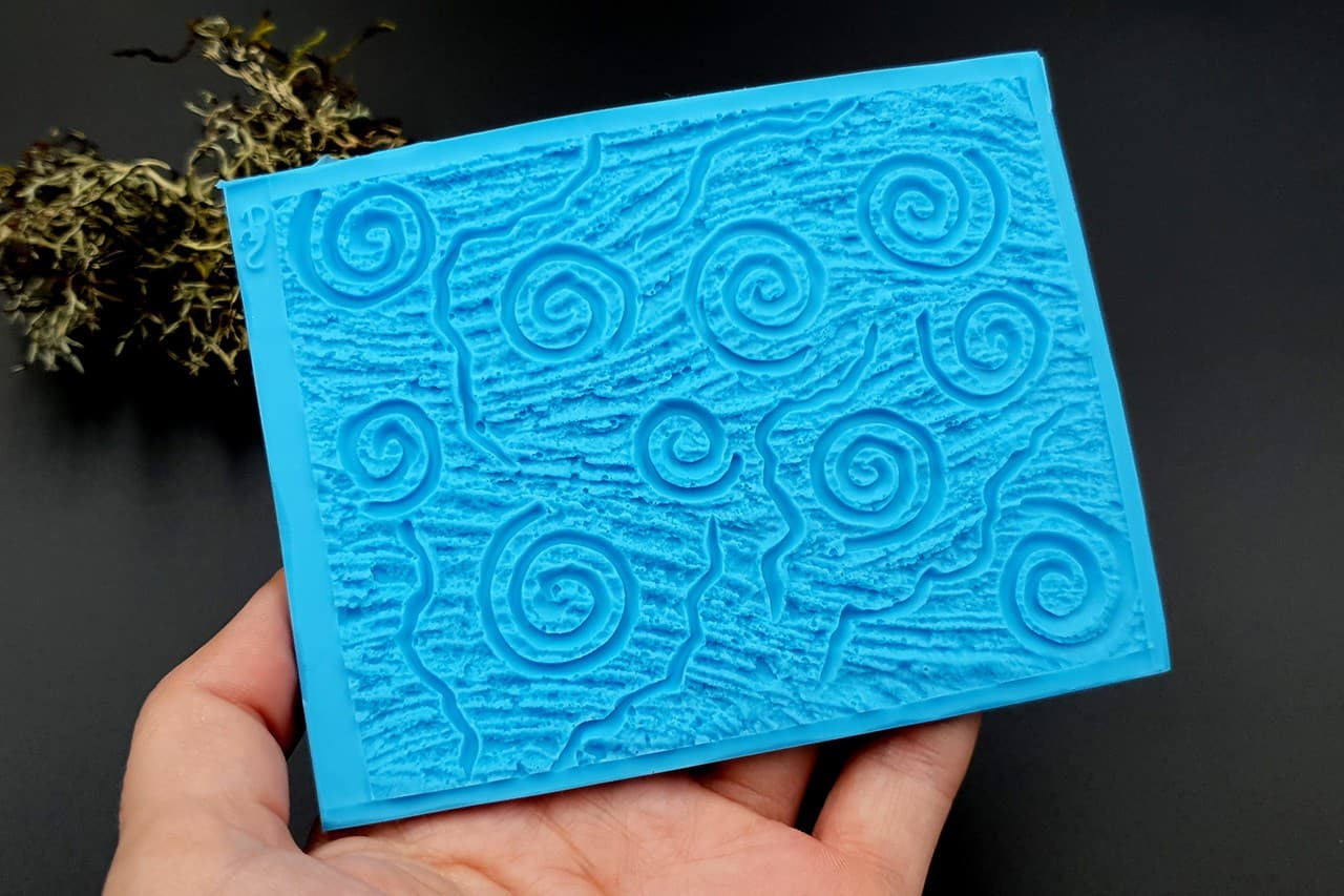 Silicone Texture Art Swirls - 111x85mm (10710)