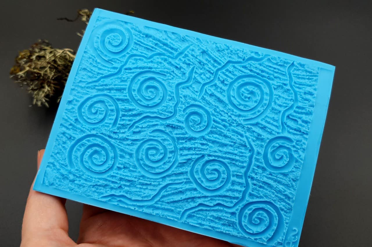 Silicone Texture Art Swirls - 111x85mm (10711)