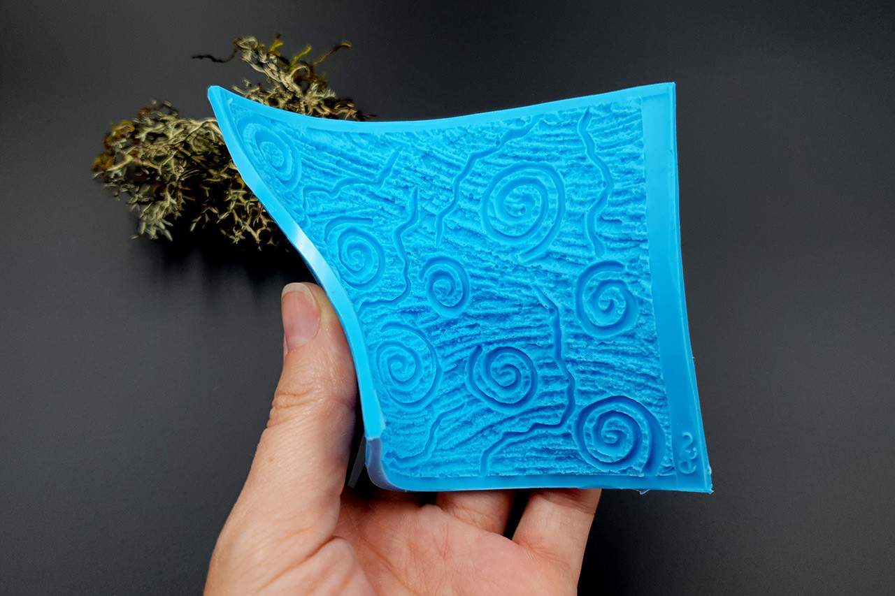 Silicone Texture Art Swirls - 111x85mm (10713)