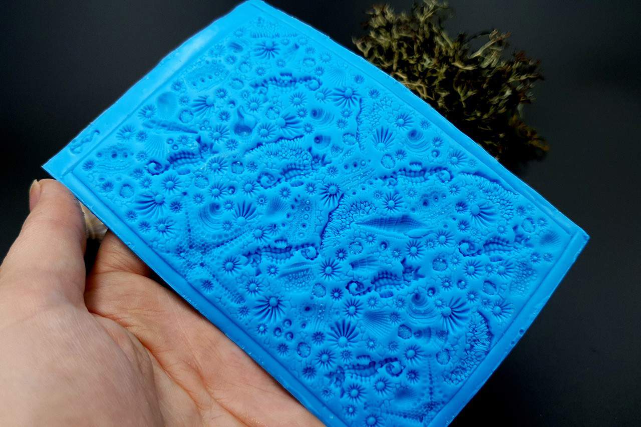 Silicone Texture OUT Ocean Floor #1 - 125x84mm (11205)