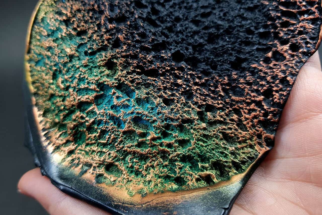 Silicone Texture Lava Stone - 140x92mm (10643)