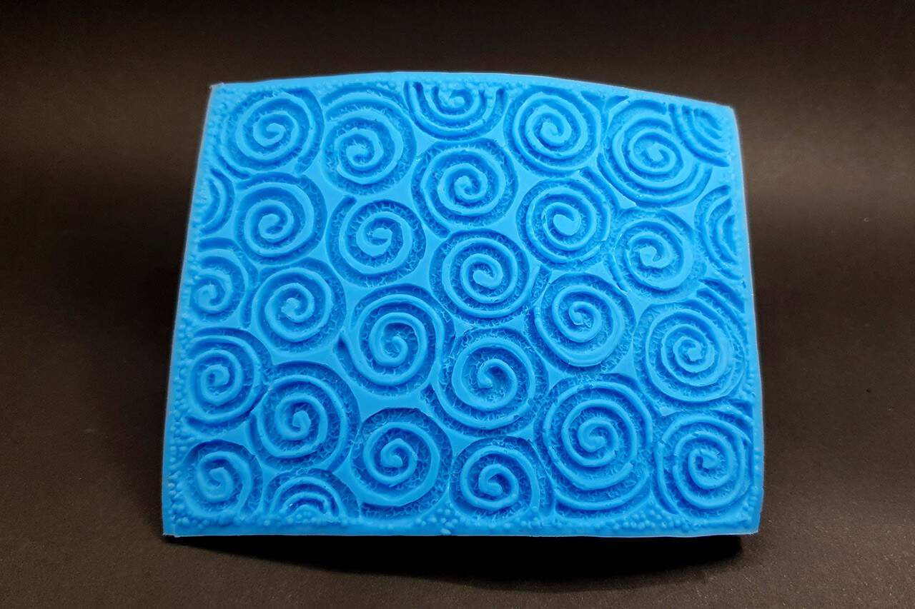 Silicone Texture The Swirls (Textured) - 108x80mm (10775)