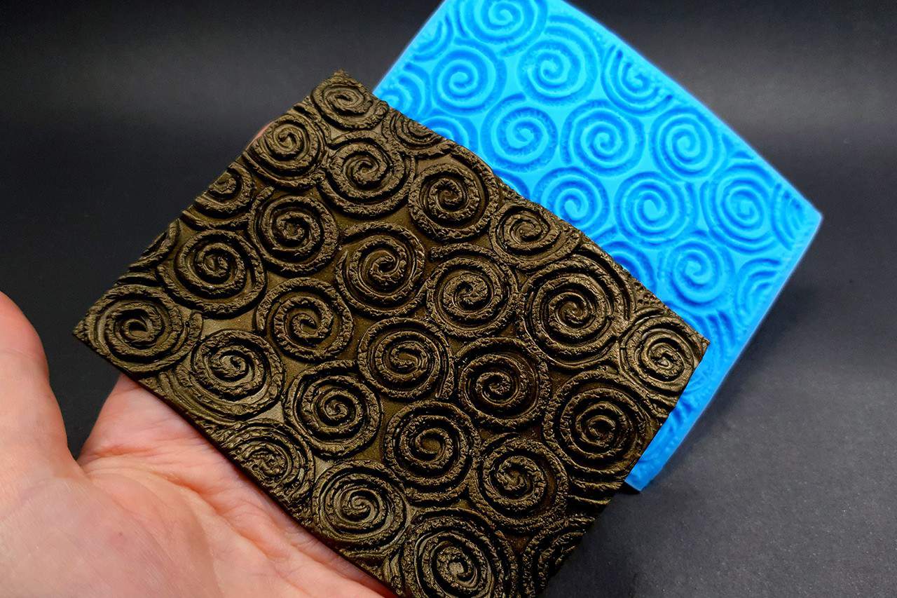 Silicone Texture The Swirls (Textured) - 108x80mm