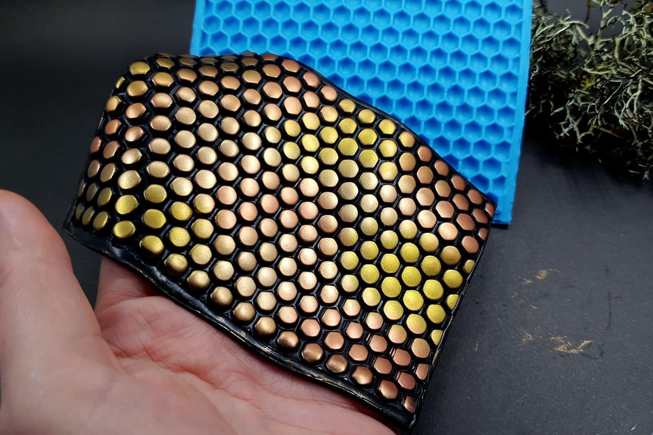 Silicone Texture Honeycomb (Opposite) - 111x80mm (10790)