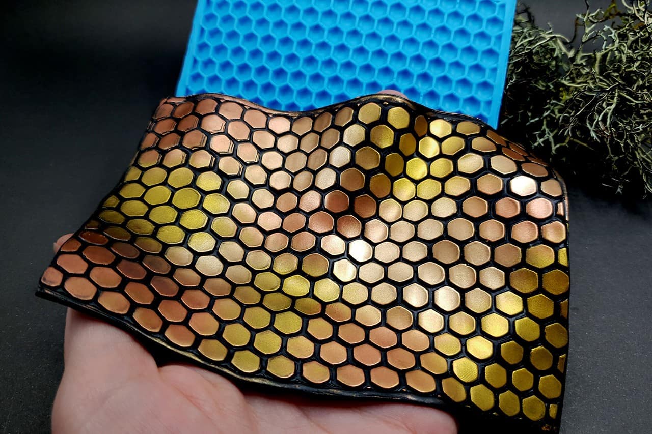 Silicone Texture Honeycomb (Opposite) - 111x80mm (10793)