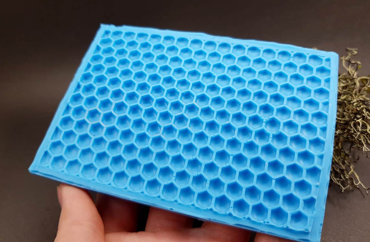 Silicone Texture Honeycomb (Opposite) - 111x80mm (10797)