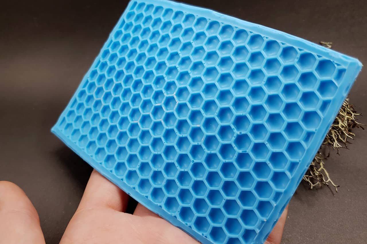 Silicone Texture Honeycomb (Opposite) - 111x80mm (10798)