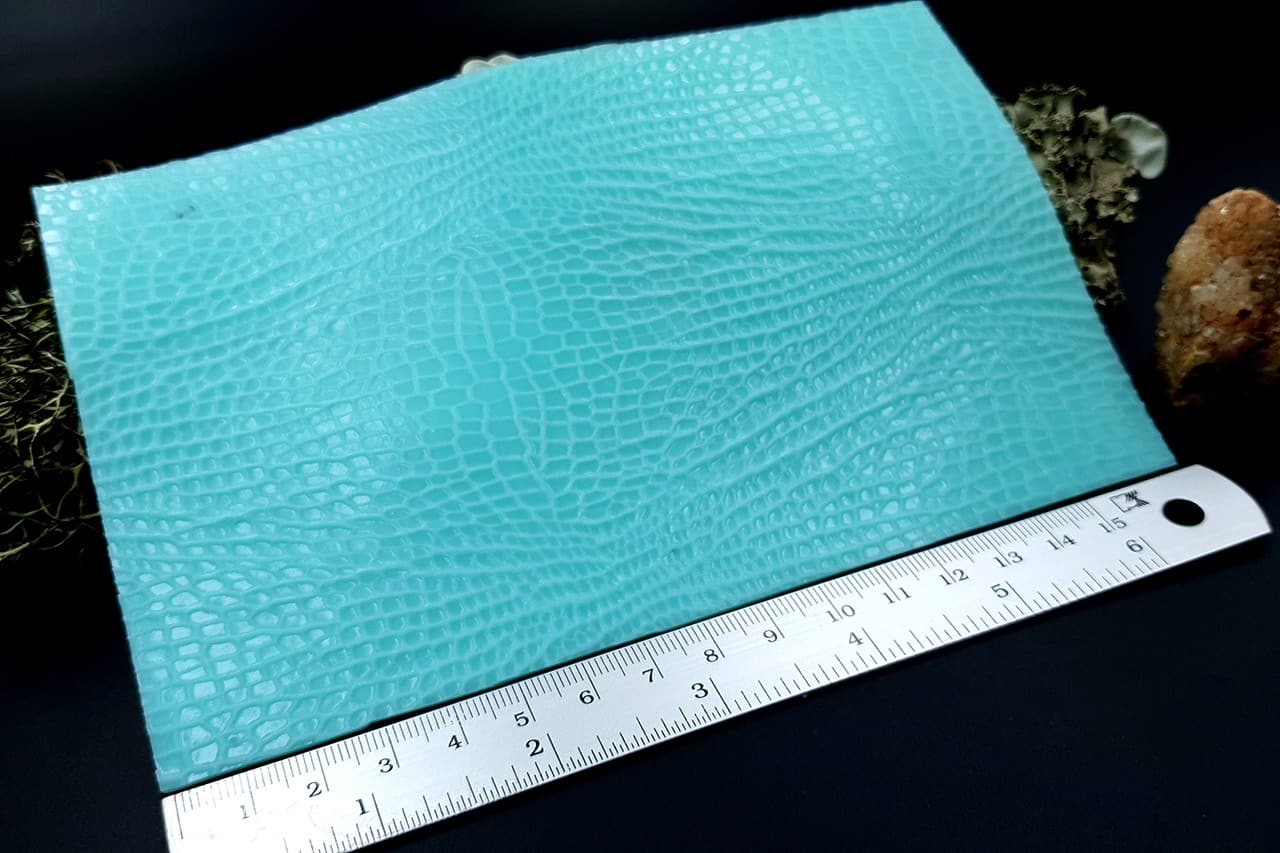 Silicone Texture Reptile Skin Leather - 180x110mm (10842)