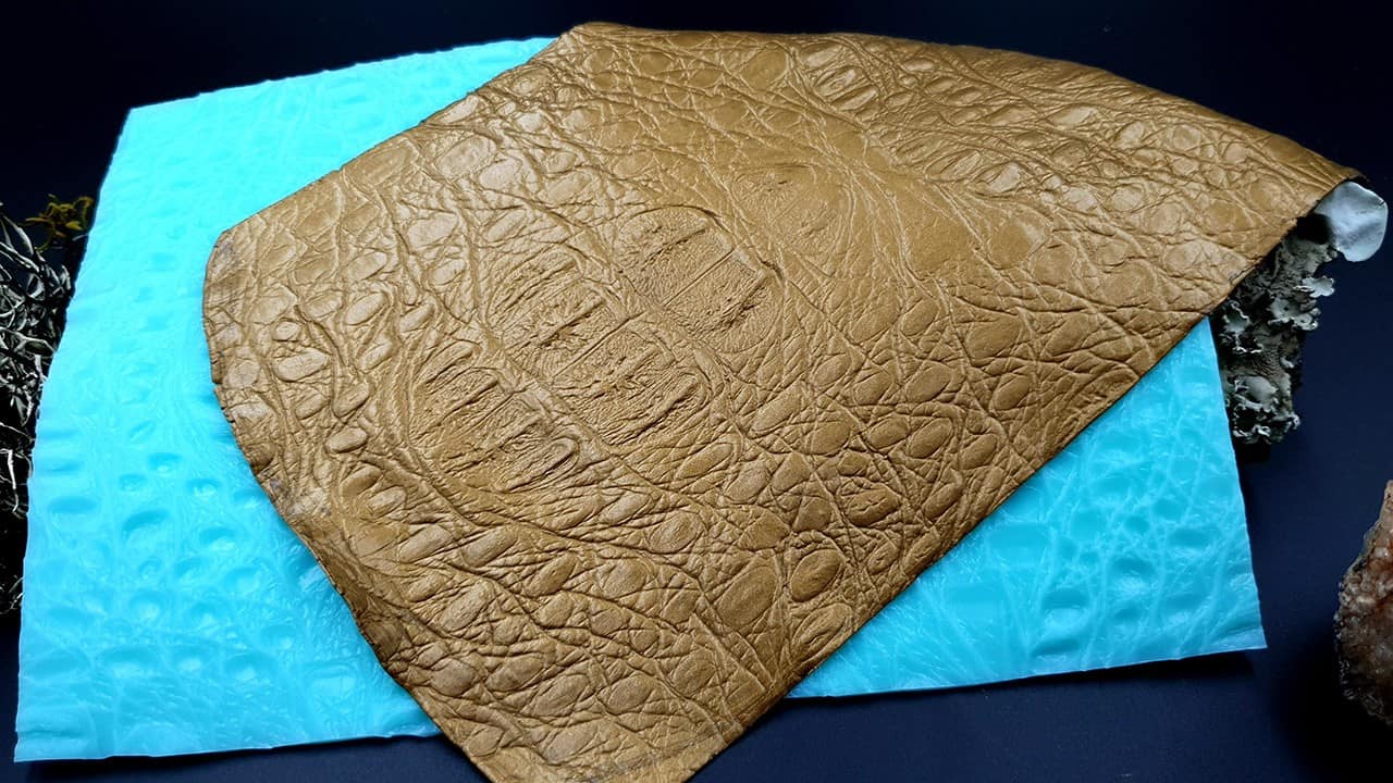 Silicone Texture Crocodile Skin #1 Leather (10868)
