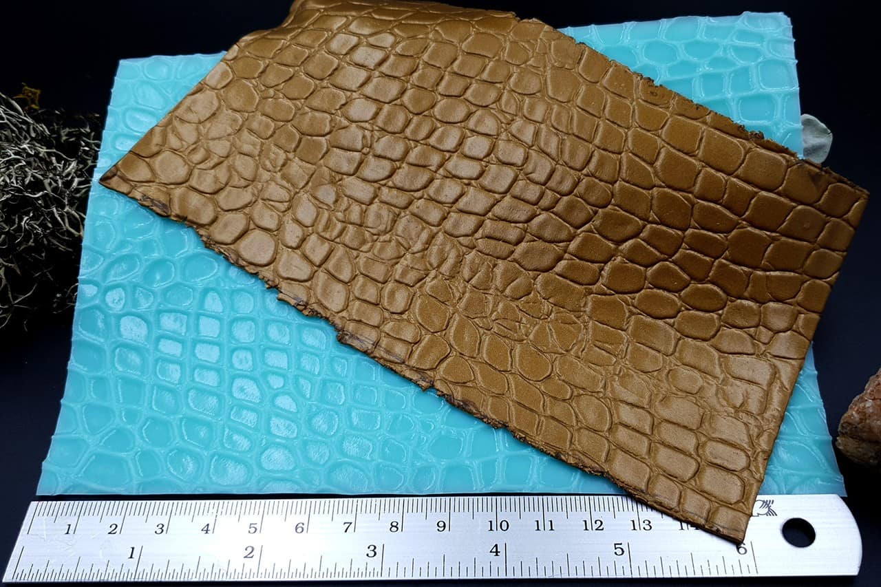 Silicone Texture Crocodile Skin #2 Leather (10875)