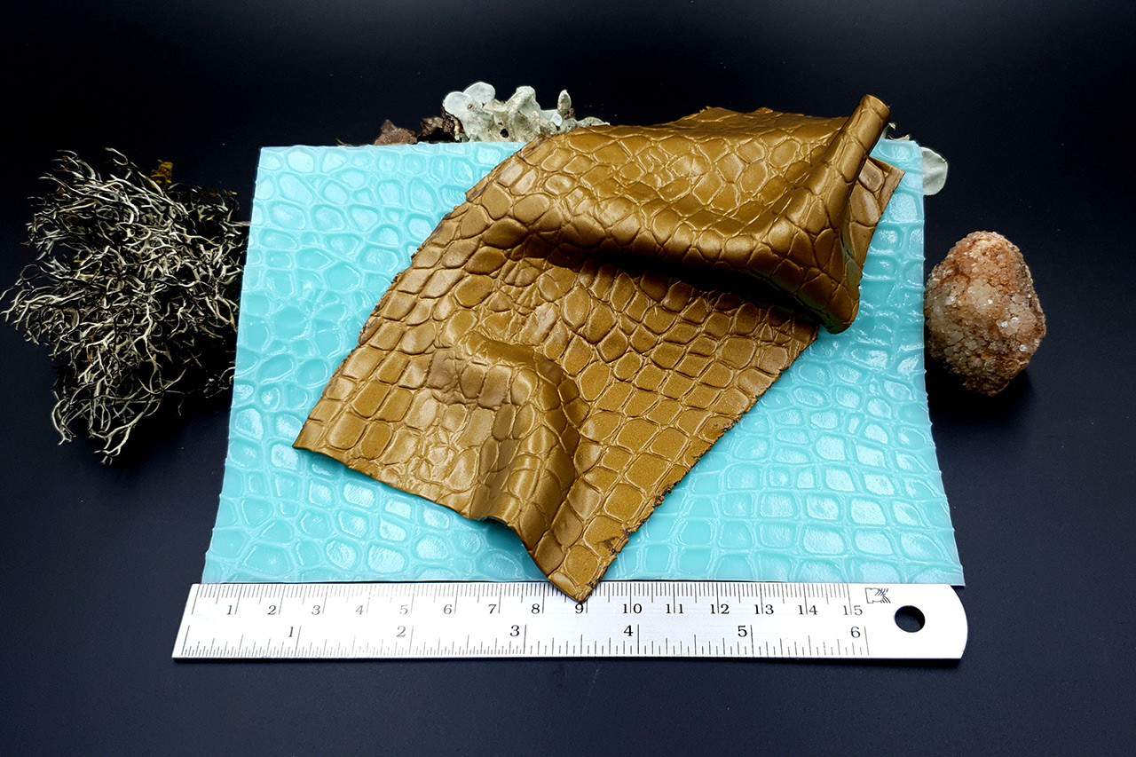 Silicone Texture Crocodile Skin #2 Leather (10879)