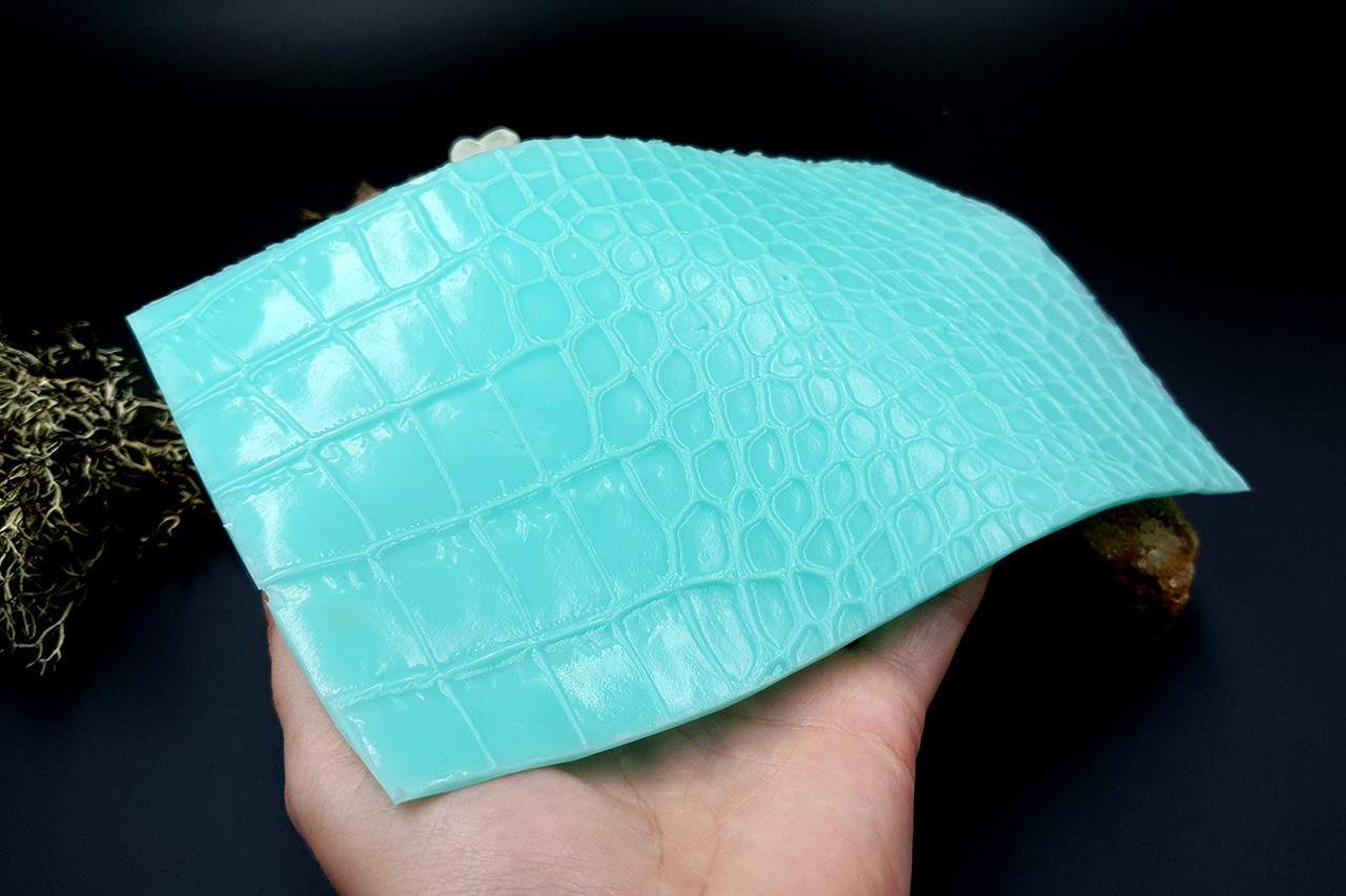 Silicone Texture Crocodile Skin #3 Leather (10888)