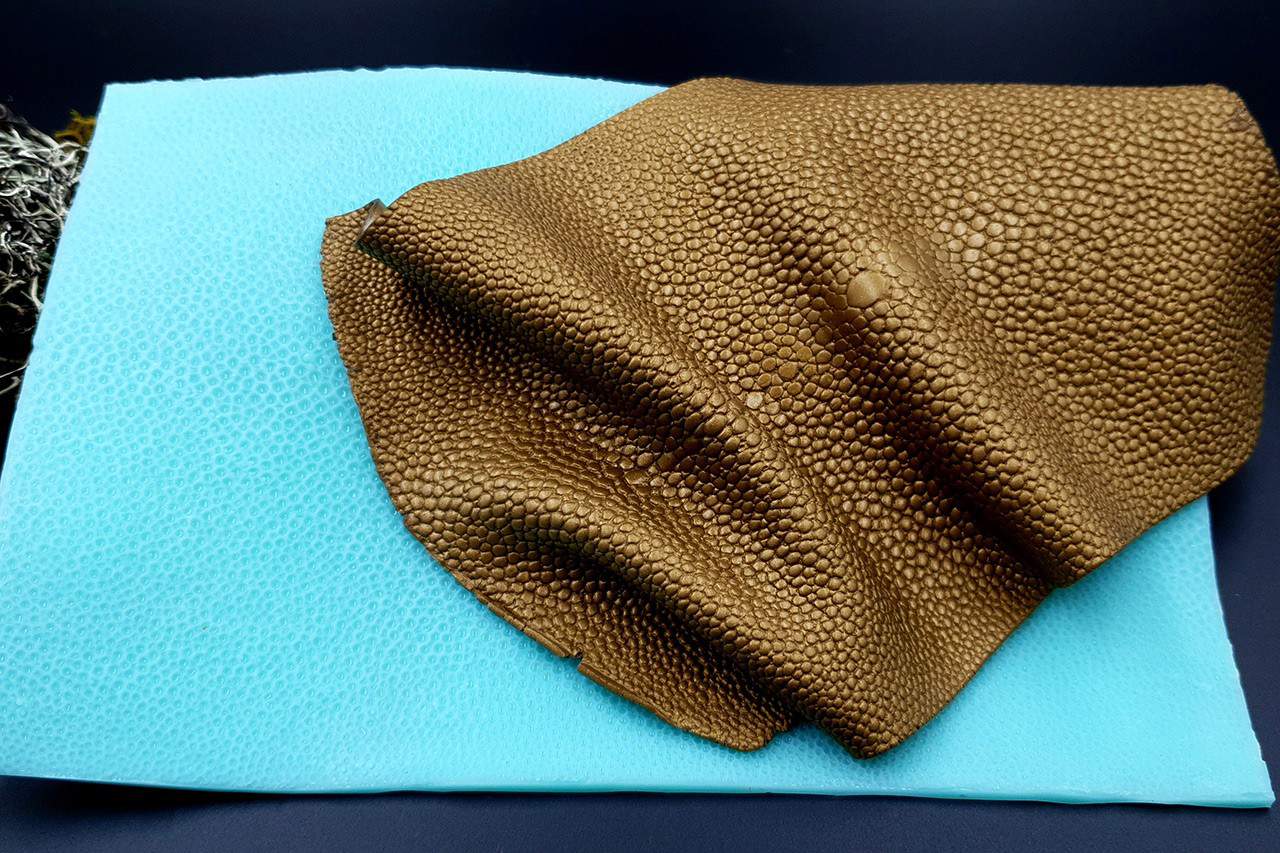 Silicone Texture Stingray Skin Leather - 180x115mm