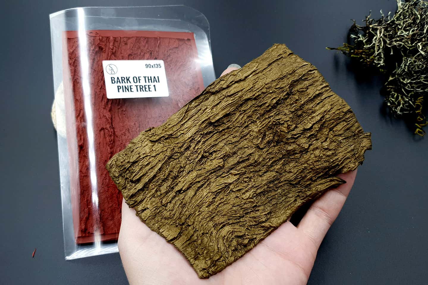 Silicone Texture Bark of Thai Pine Tree #1 (13113)