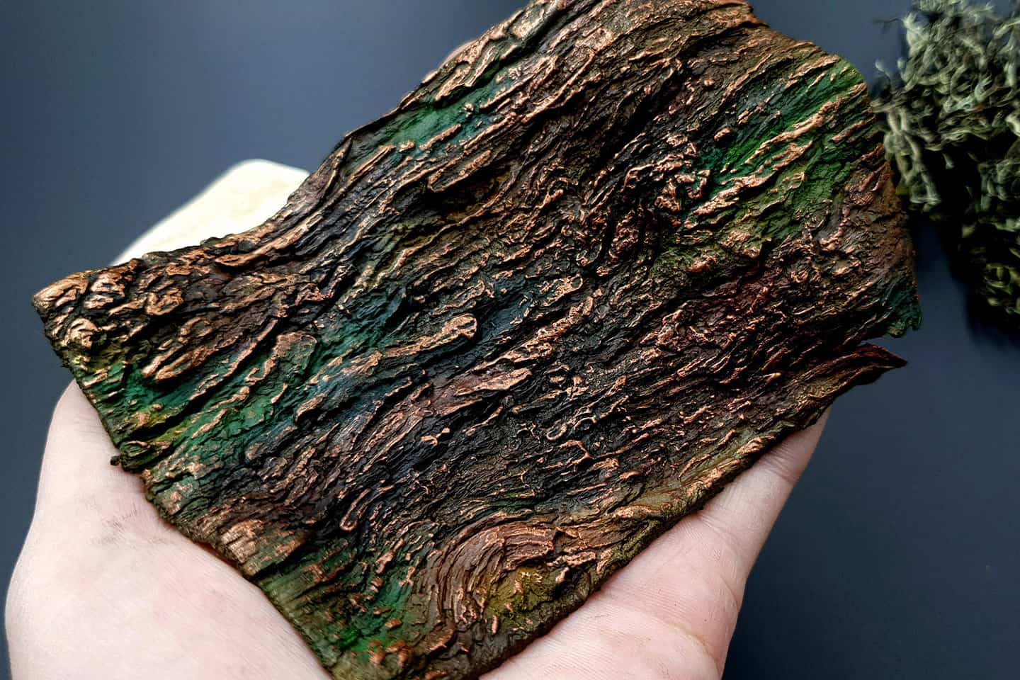 Silicone Texture Bark of Thai Pine Tree #1 (13118)