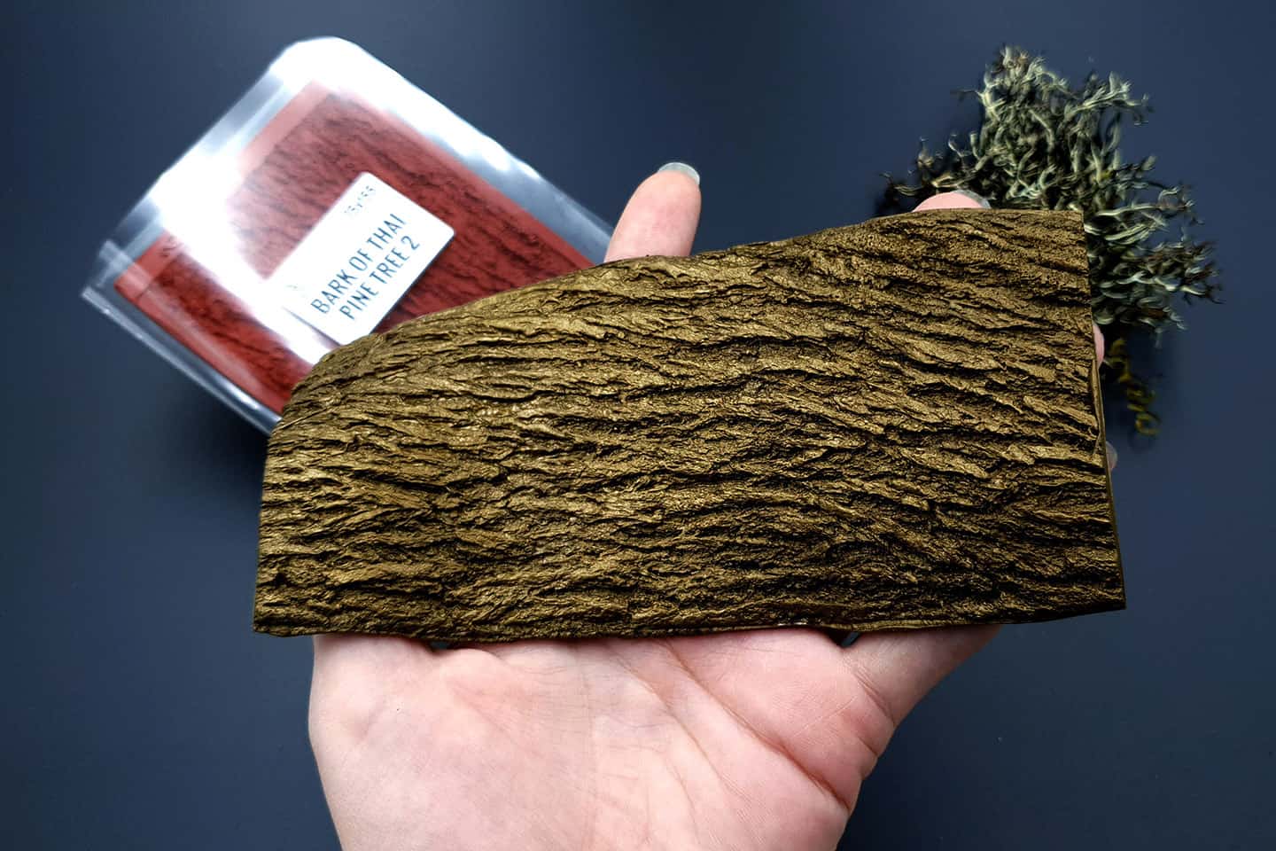 Silicone Texture Bark of Thai Pine Tree #2 (13122)