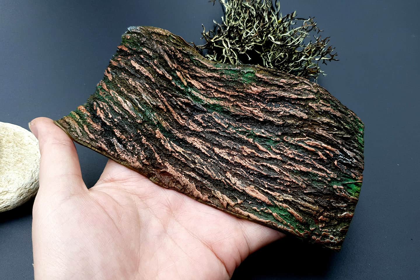 Silicone Texture Bark of Thai Pine Tree #2 (13126)