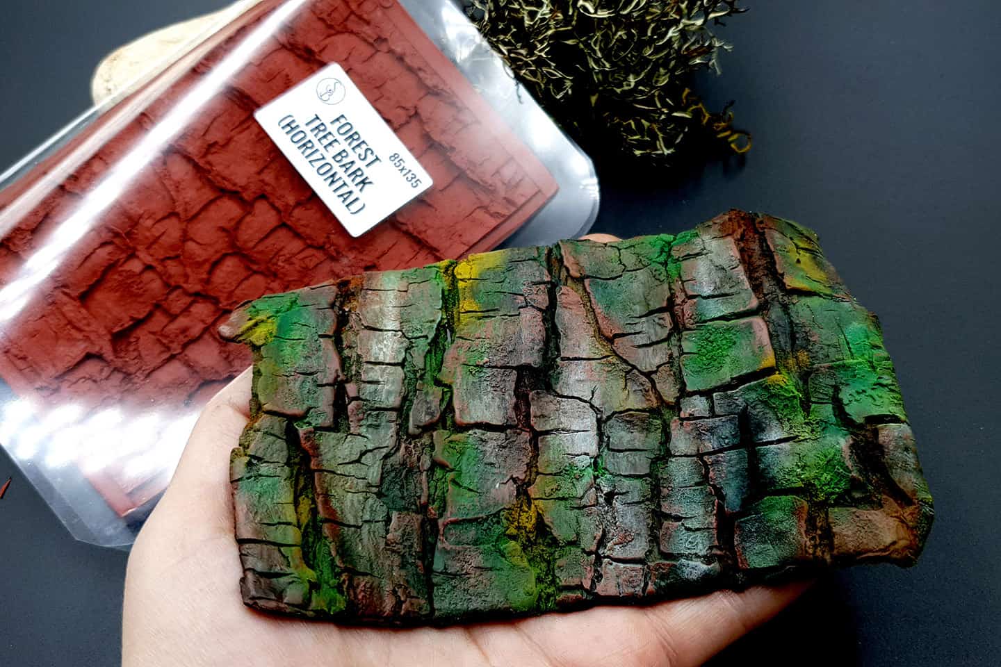 Silicone Texture Forest Tree Bark (Horizontal) (13139)