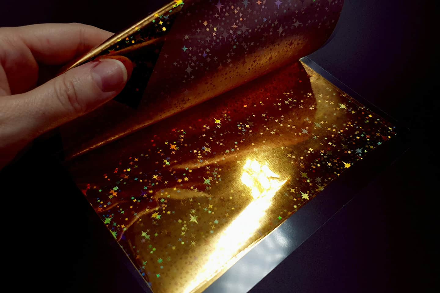 Gold Stars Foil (10 pcs) (14589)