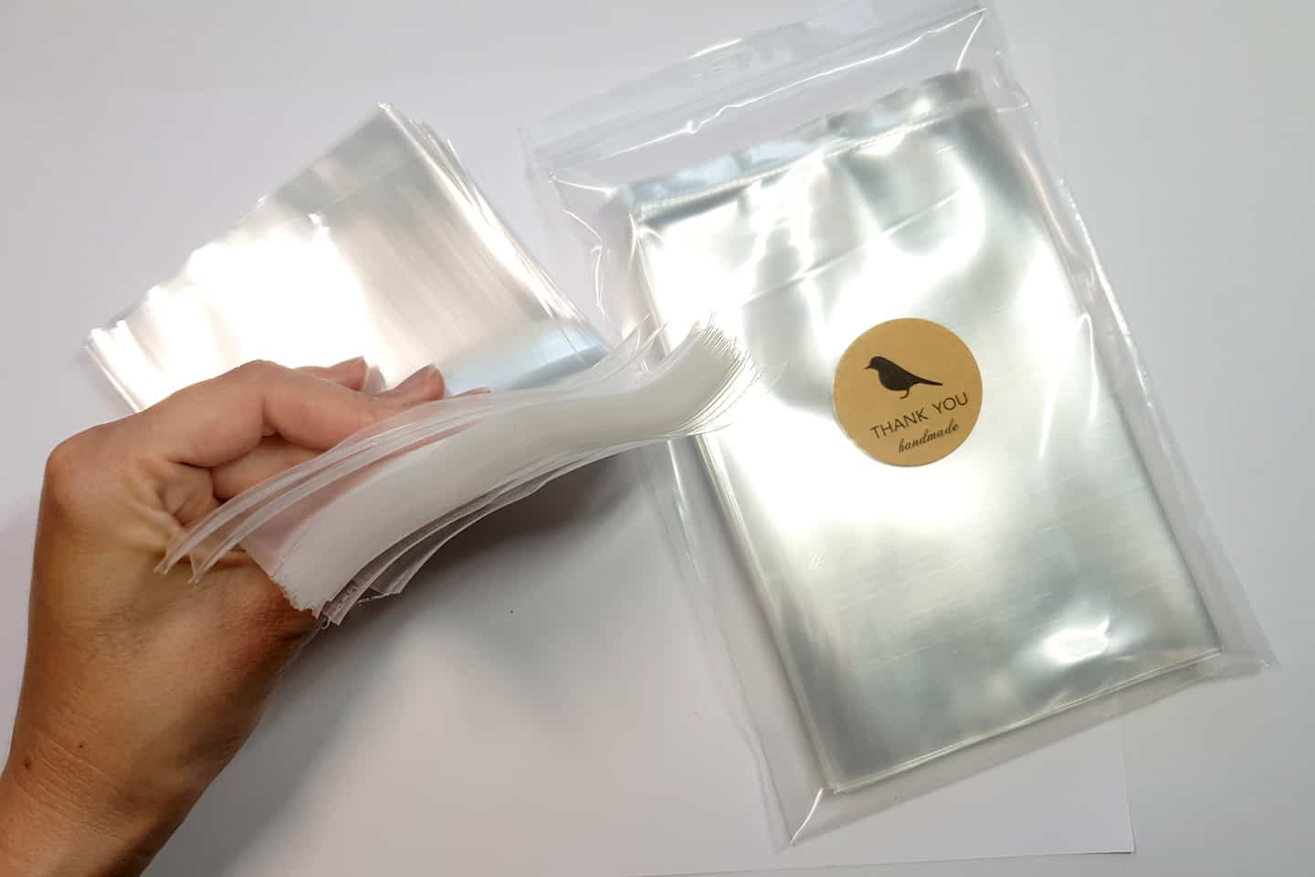 Thick OPP Plastic Bags 7x11 (10 pcs) (13680)