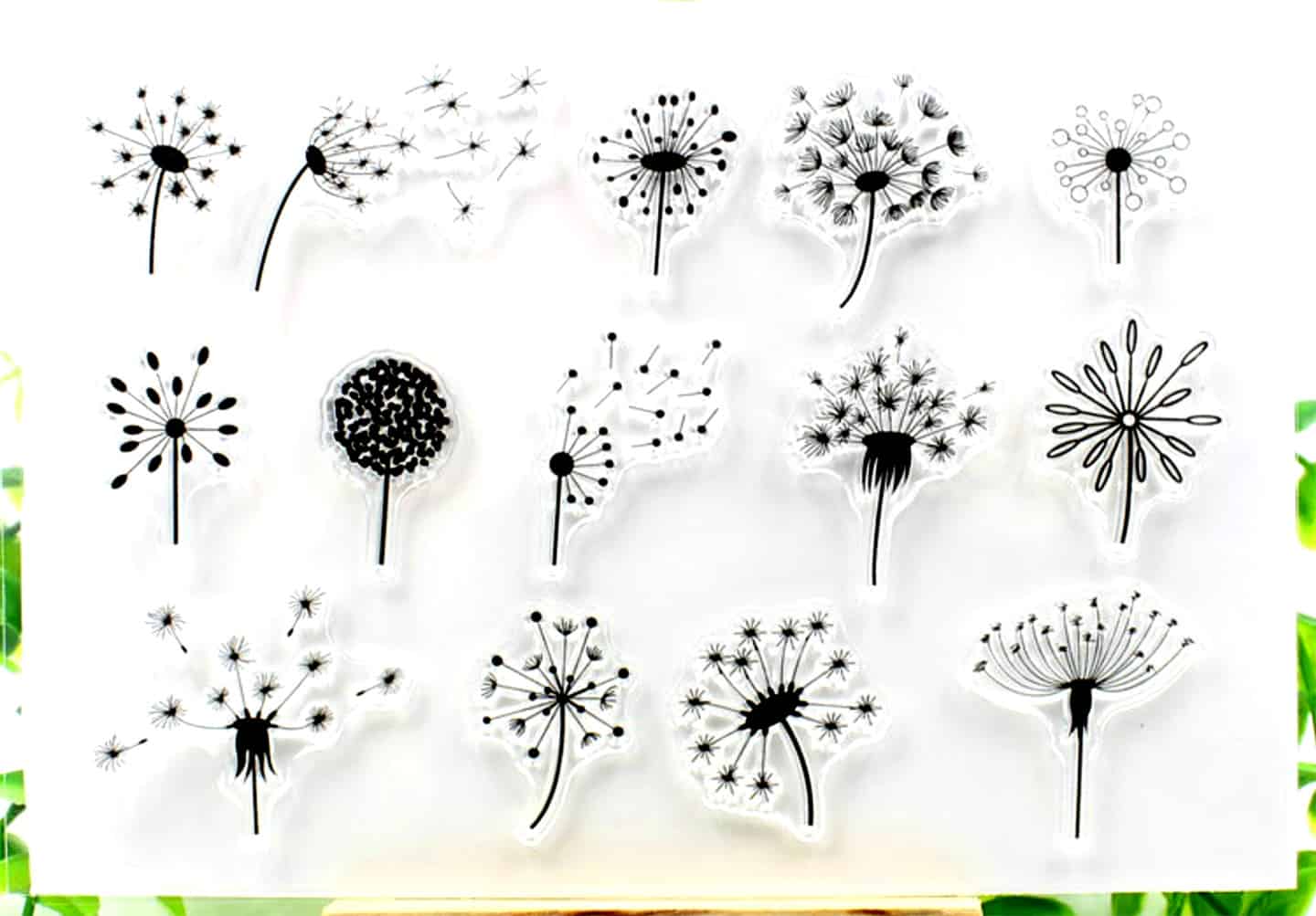 Clear Silicone Stamp "Dandelions" (13475)