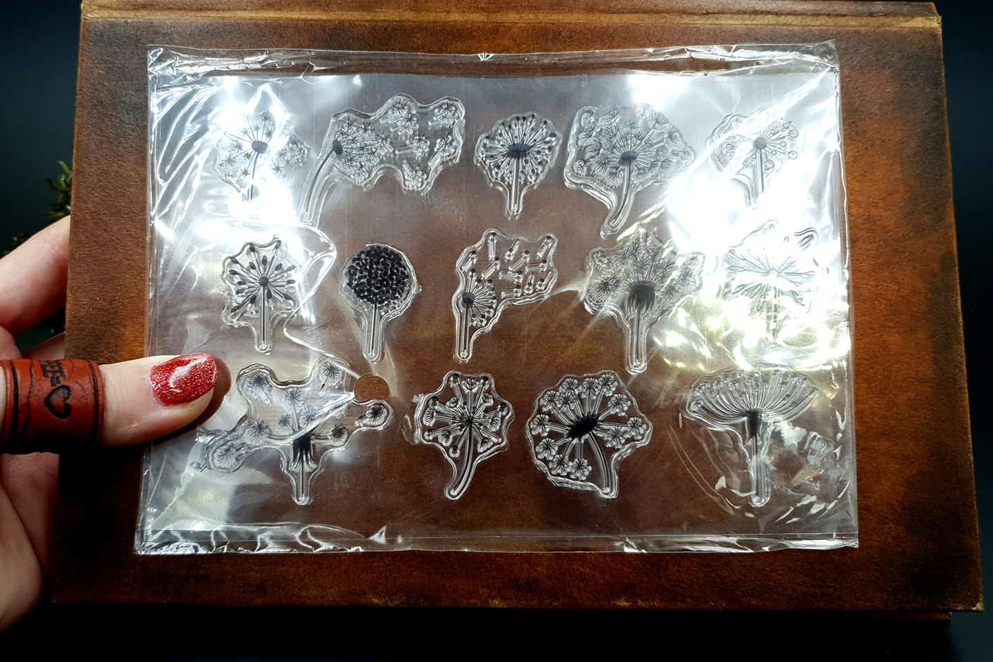 Clear Silicone Stamp "Dandelions" (13478)