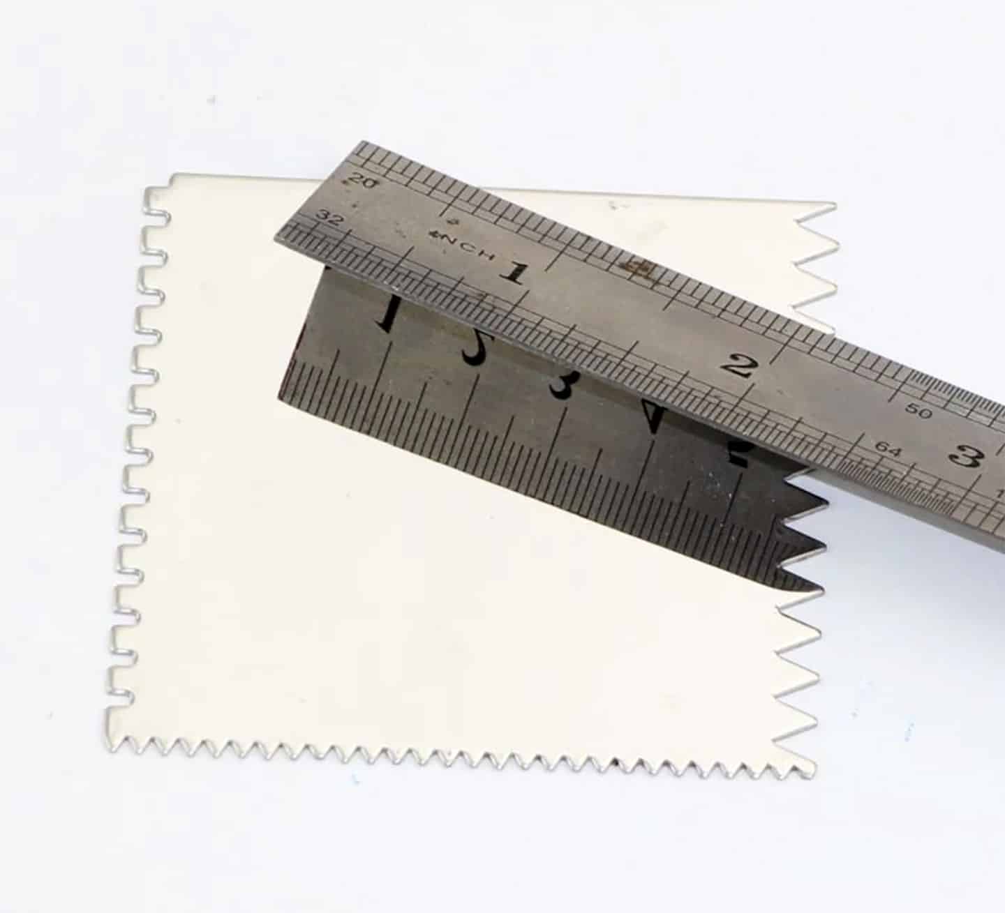 Stainless steel square hole maker tooth shape tool (13286)